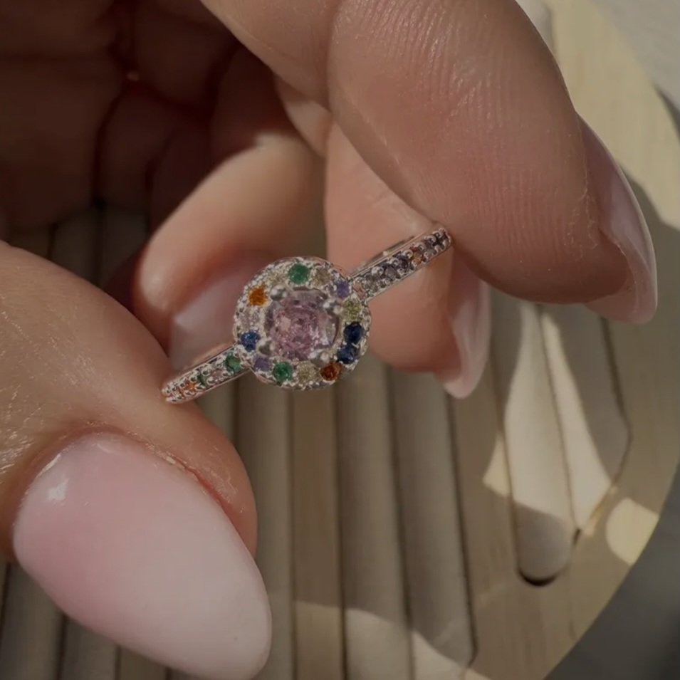 Anillo Acero Blanco