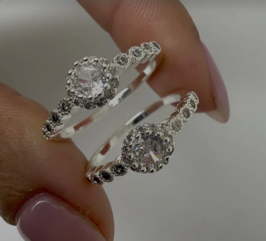 Anillo Acero Blanco